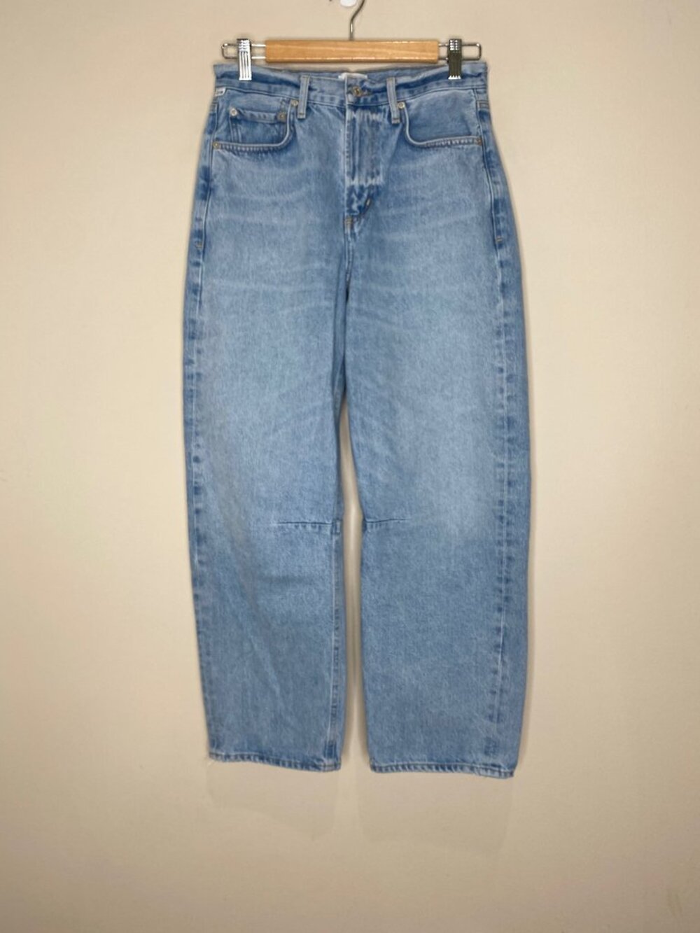 Citizens of Humanity Miro Relaxed Wide Jeans Barrel Curved Tapered Gemini 25 - Picture 2 of 14